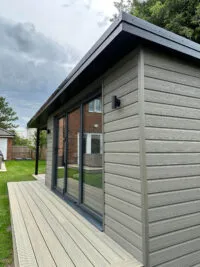 HD Clad Pro cladding in cedar grey - Composite Prime