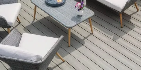 HD Deck 3D+ in weather oak - Composite Prime