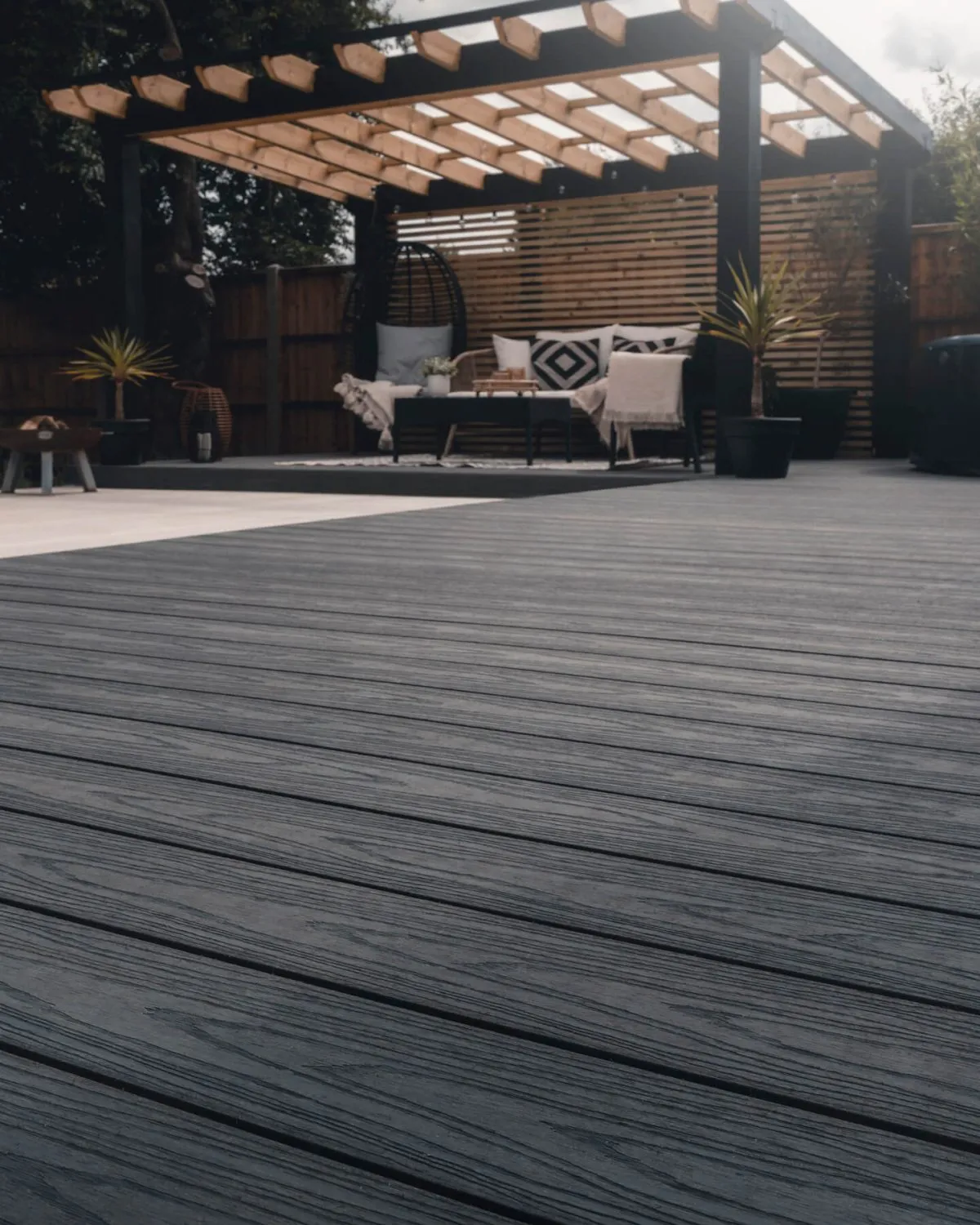 HD Deck Dual patio in shade slate - Composite Prime
