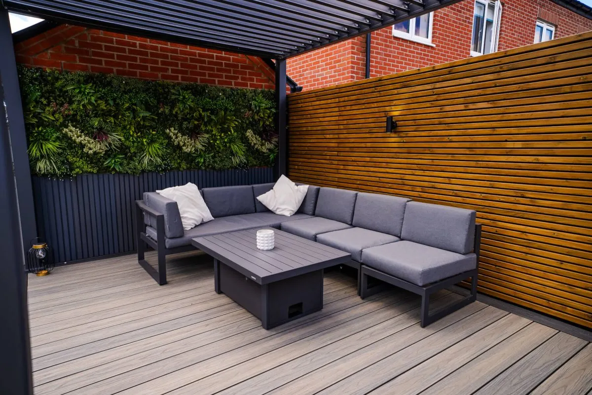 small low maintenance composite decking for garden - Composite Prime