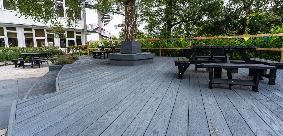 Redux decking in dusk - Composite Prime